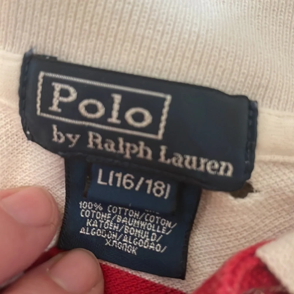 Boys Ralph Lauren Polo. Size 16/18. Greats shape except for tiny hole at label
